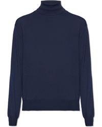 Gucci - Wool Turtleneck Sweater With Logo, - Lyst