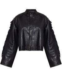 Forte Forte - Fringed Leather Jacket - Lyst
