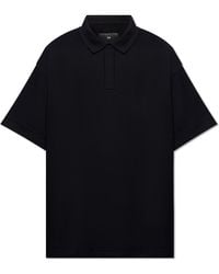 Y-3 - Cotton Polo Shirt, - Lyst