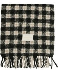 Acne Studios - Scarf With A Check Pattern - Lyst