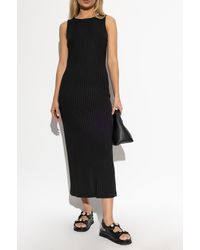 knee length dresses for ladies Sleeveless Midi Trapeze Dress main image 1