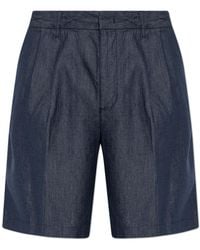 Emporio Armani - Denim Shorts - Lyst