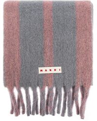 Marni - Scarf With Logo - Lyst