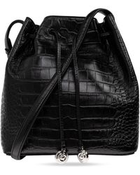 Liffner - Leather Bag 'Charm Bucket Small Croc' - Lyst