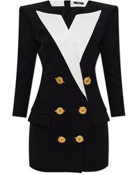 Balmain - Dress With Decorative Buttons - Lyst