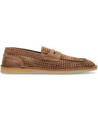 Dolce & Gabbana - Suede Shoes Type Loafers - Lyst