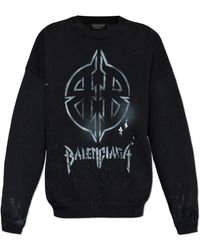 Balenciaga - Sweater With Logo - Lyst