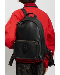 Versace - Leather Backpack "Lou" - Lyst