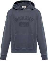 Woolrich - Hoodie With Logo, - Lyst