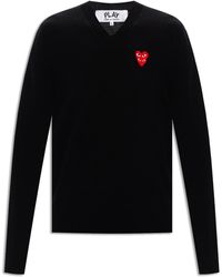 COMME DES GARÇONS PLAY - Sweater With Logo - Lyst