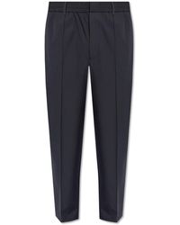 Emporio Armani - Trousers With Stitching On The Legs, - Lyst
