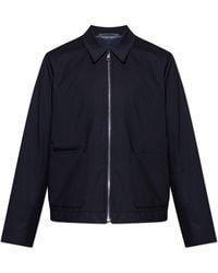 Paul Smith - Wool Jacket With Collar - Lyst
