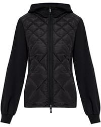Moncler - Sweatshirt With Quilted Front - Lyst