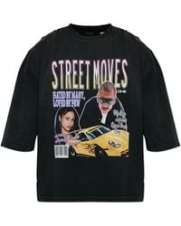 Willy Chavarria - Cotton T-Shirt 'Street Moves Buffalo' - Lyst