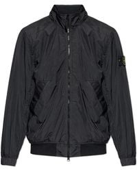 Stone Island - Lightweight Jacket With Stand-Up Collar - Lyst