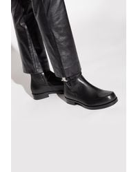 1017 ALYX 9SM - Ankle Boots With Rollercoaster Buckle - Lyst