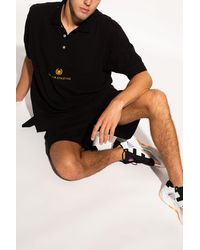 BEL-AIR ATHLETICS Polo Shirt With Logo - Black