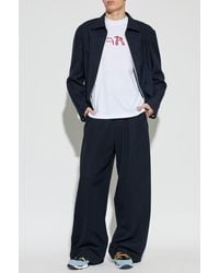 Marni - T-Shirt With A Logo And Velvet Finish - Lyst