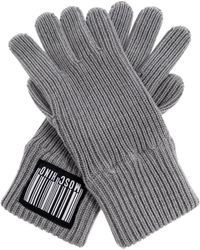 Moschino - Gloves With A Logo Patch - Lyst