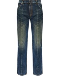 Versace - Jeans With A Vintage Effect - Lyst