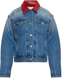 Isabel Marant - Insulated Denim Jacket 'Devyn' - Lyst