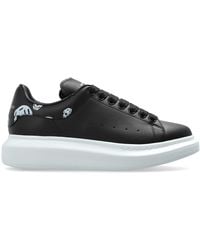McQueen - Leather Sports Shoes With Logo - Lyst