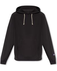 Champion - Hoodie With Logo Patch - Lyst