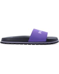 Marc Jacobs Slides With Logo - Purple