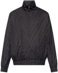 Fendi - Jacket With Stand-Up Collar - Lyst