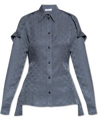 Ferragamo - Loose-Fit Shirt With Monogram - Lyst