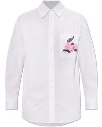 Marni - 'Oversize' Shirt With Pocket - Lyst