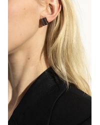 Balenciaga - Earrings With Logo - Lyst