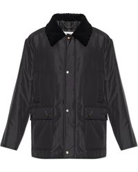 Maison Margiela - Jacket With Fur Collar - Lyst