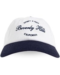 Sporty & Rich - Cotton Baseball Cap - Lyst