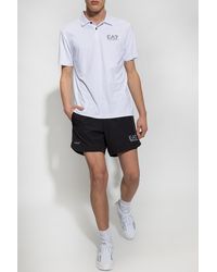 EA7 - Polo Shirt With Logo - Lyst