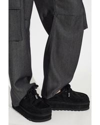 Naked Wolfe - Suede Platform Shoes "Blizzard" - Lyst