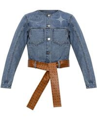 MCM - Denim Jacket - Lyst
