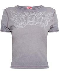 DIESEL - T-Shirt 'T-Uncuties-Long-Aa2' - Lyst