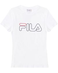 Fila T-shirt With Logo - White