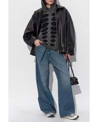 AVAVAV - Hooded T-Shirt With Cut-Outs - Lyst