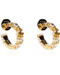 Jimmy Choo - Shimmering Crystal Earrings - Lyst