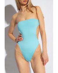 Saint Laurent - One-Piece Swimsuit, , Light - Lyst