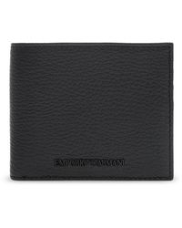 Emporio Armani - Bifold Wallet With Logo - Lyst