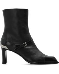 McQueen - Leather Ankle Boots 'Niko Ankle Boots' - Lyst