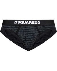 DSquared² - Cotton Briefs With Monogram - Lyst