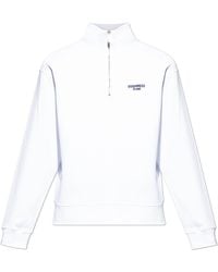 DSquared² - Sweatshirt With A Stand-Up Collar - Lyst