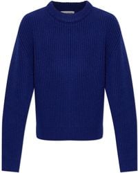 Jil Sander - Wool Sweater With A Crew Neck - Lyst