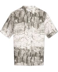 Samsøe & Samsøe - Linen Shirt 'Saayo' - Lyst
