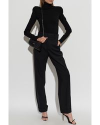 DSquared² - Turtleneck With Shoulder Pads - Lyst