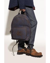 Etro - Patterned Backpack With Logo - Lyst